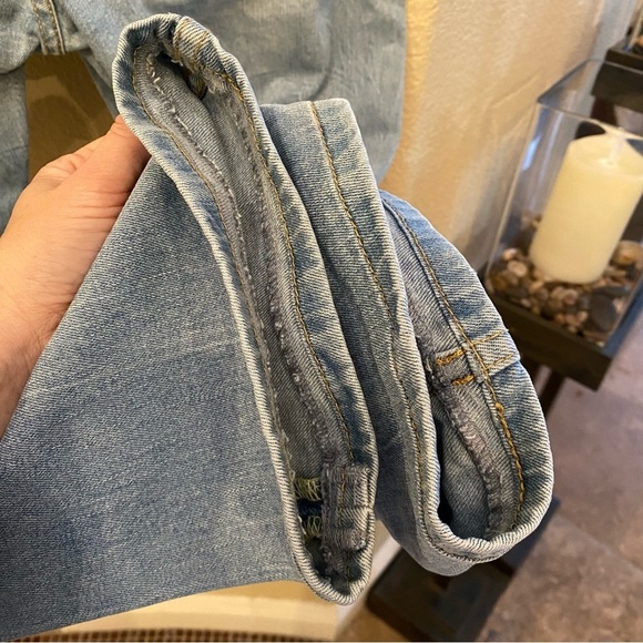 LEVI’S 527 Light Blue Jeans Size 32-Been Hemmed - Picture 6 of 10